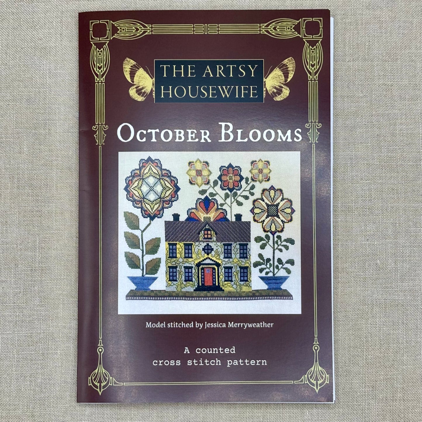 The Artsy Housewife - October Blooms - Chart and/or Roxy Floss Conversion
