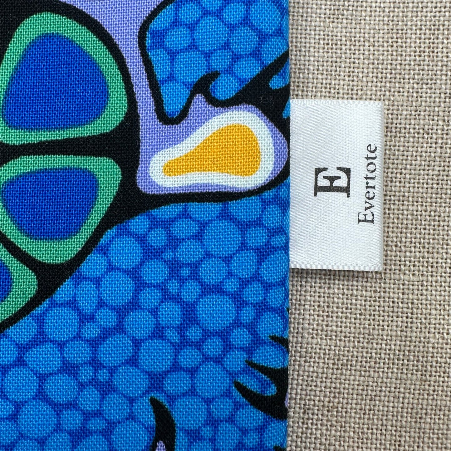 Turtle Toss - Project Bag with Coordinating Notions Pouch