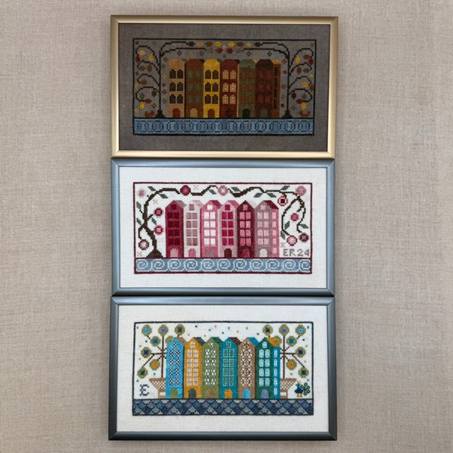 Maximum Cross Stitch - Canal Walks- Booklet Chart IH and/or Roxy Floss