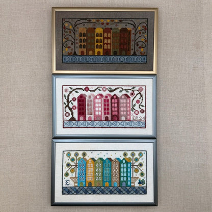 Maximum Cross Stitch - Canal Walks- Booklet Chart IH and/or Roxy Floss