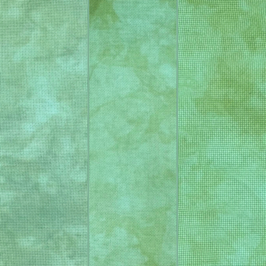 Roxy Floss Co Hand Dyed Aida - It's Green!