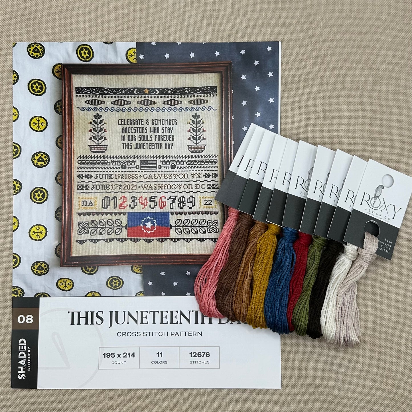 Shaded Stitchery - This Juneteenth Day - Booklet Chart