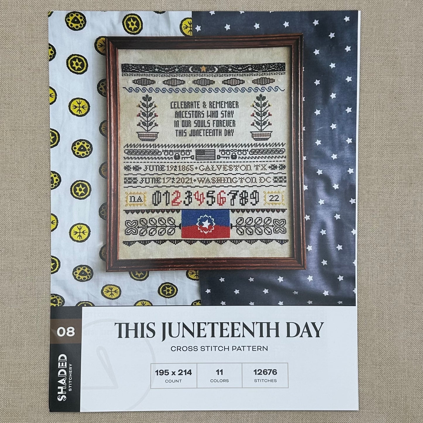 Shaded Stitchery - This Juneteenth Day - Booklet Chart