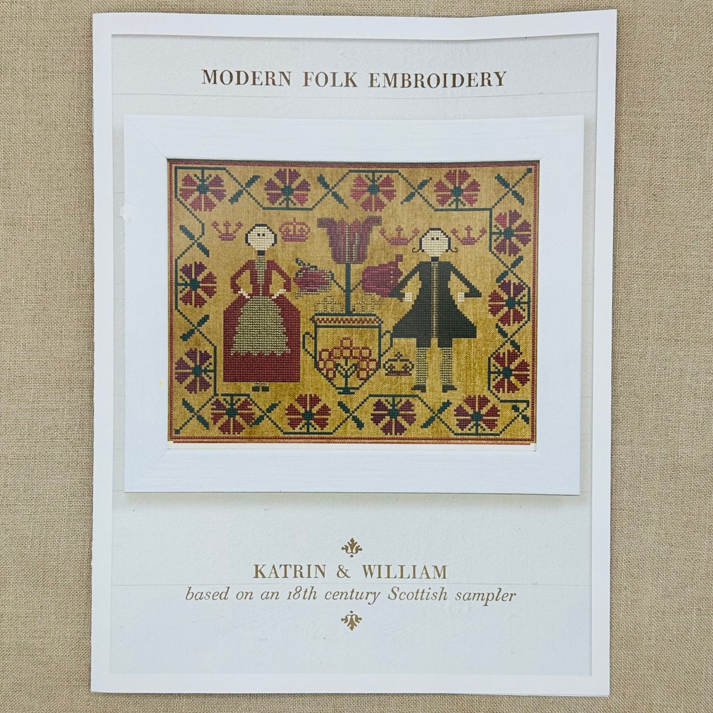 Modern Folk Embroidery -  Katrin & William - Booklet Chart