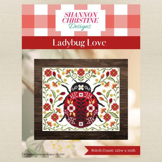 Shannon Christine Designs - Ladybug Love - Chart IH and/or Roxy Floss