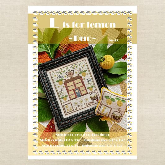 Yasmin's Made with Love - L is for Lemon - Chart IH and/or Roxy Floss Conversion
