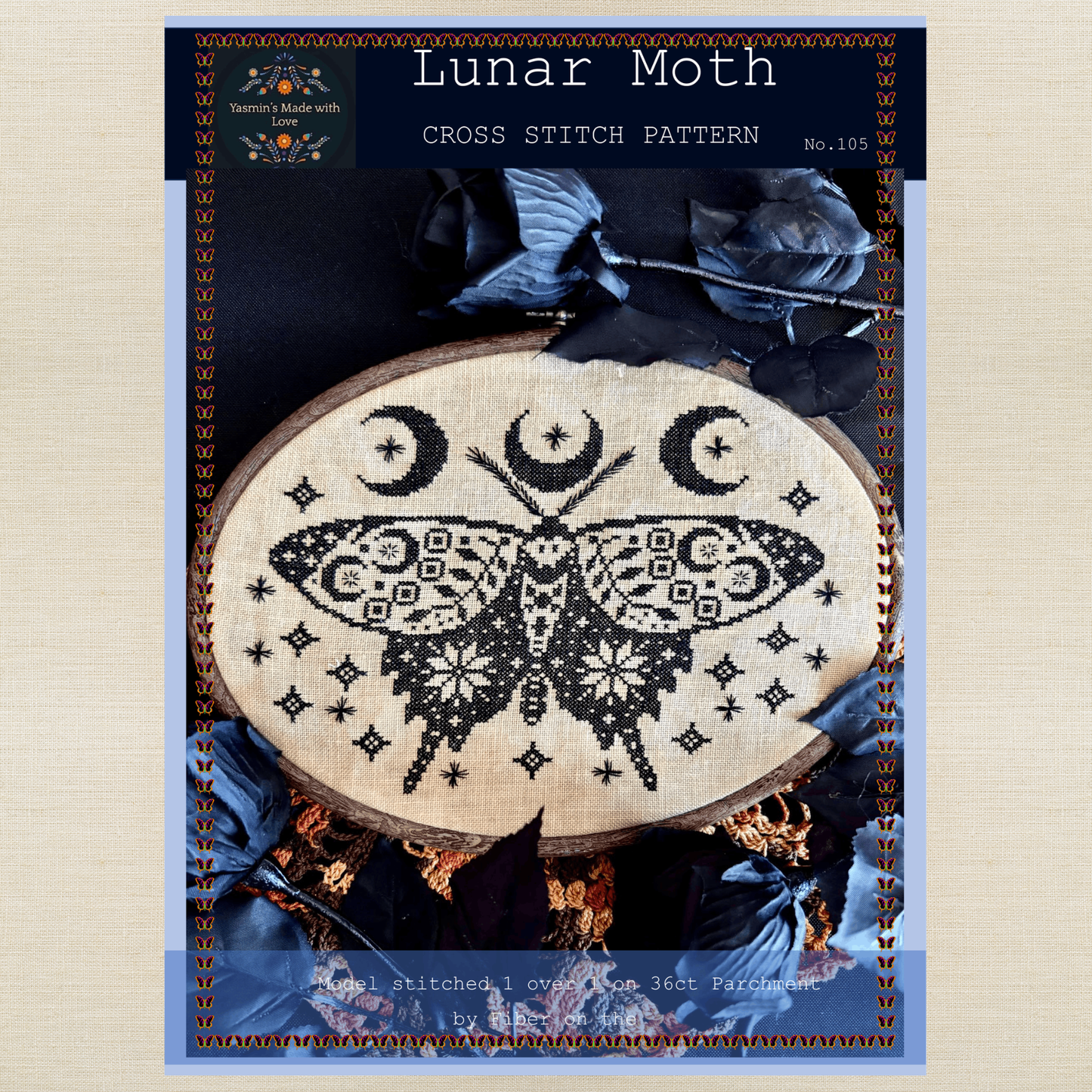 Yasmin's Made with Love - Lunar Moth - Booklet Chart IH