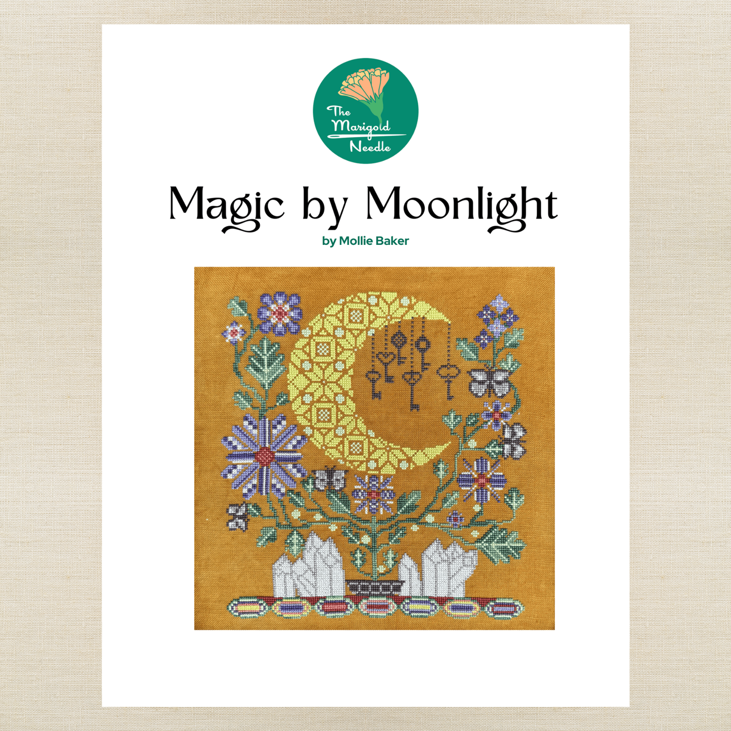 The Marigold Needle - Magic by Moonlight - Booklet Chart IH and/or Roxy Floss Co Floss