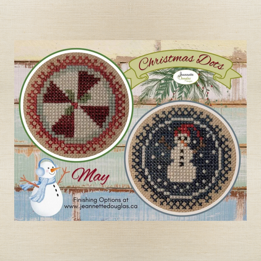 Jeannette Douglas Designs - Christmas Dots: May - Booklet Chart