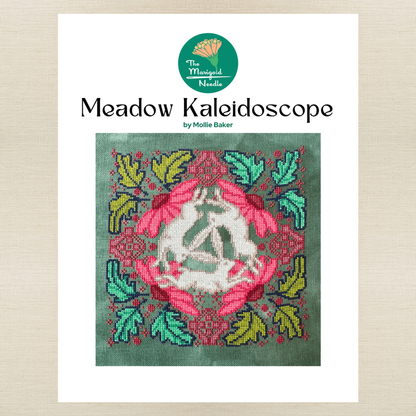 The Marigold Needle - Meadow Kaleidoscope - Booklet Chart IH and/or Roxy Floss Co Floss