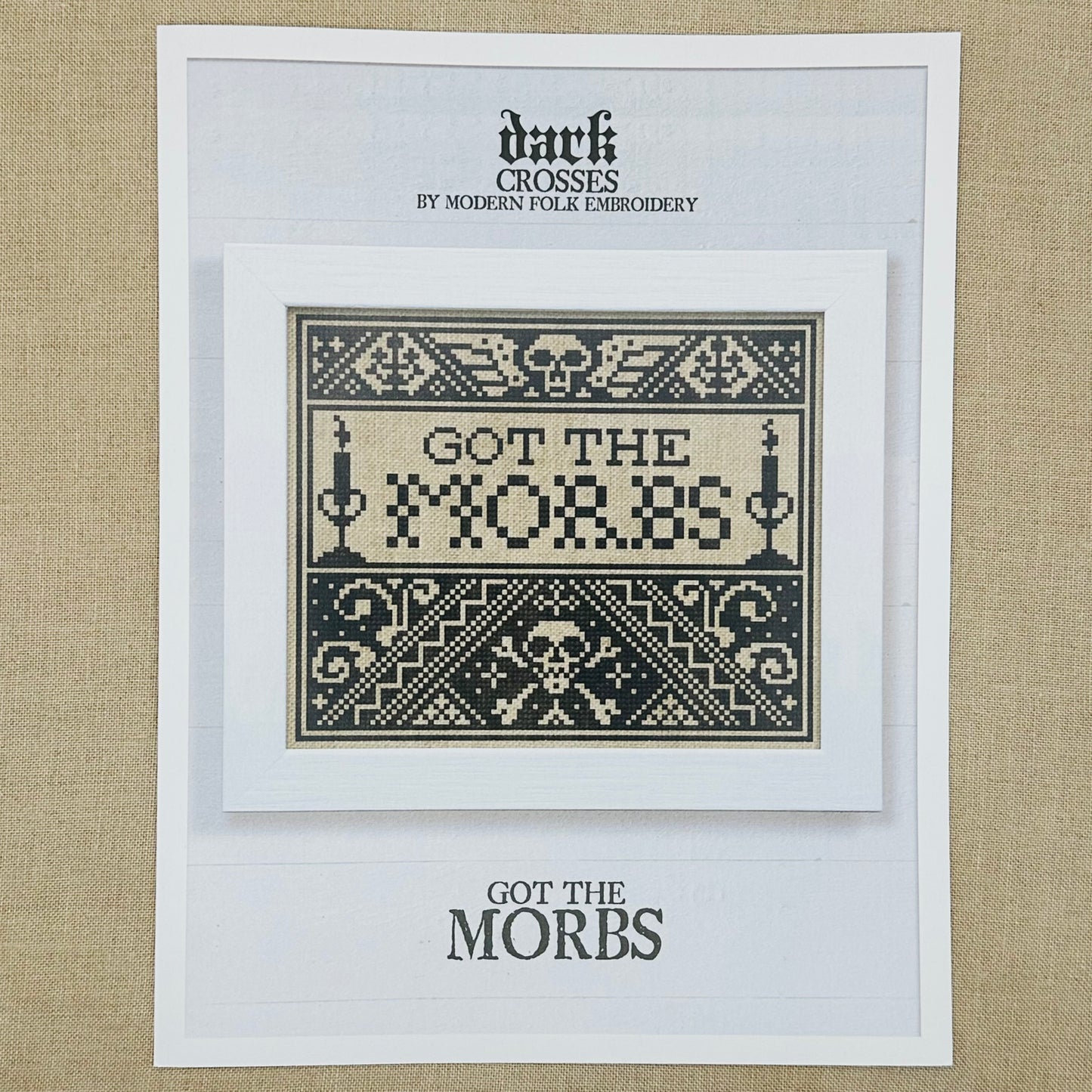 Modern Folk Embroidery - Got the Morbs - Booklet Chart
