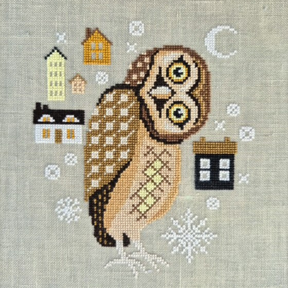 The Artsy Housewife - O is for Owl - Chart IH and/or Roxy Floss Conversion