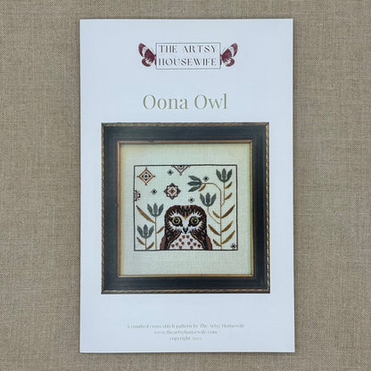 The Artsy Housewife - Oona Owl - Chart and/or Roxy Floss Conversion