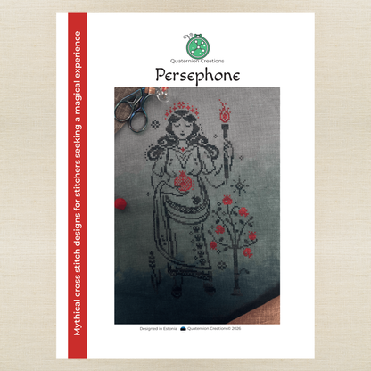 Quaternion Creations - Persephone - Chart IH and/or Roxy Floss Conversion