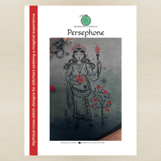 Quaternion Creations - Persephone - Chart IH and/or Roxy Floss Conversion