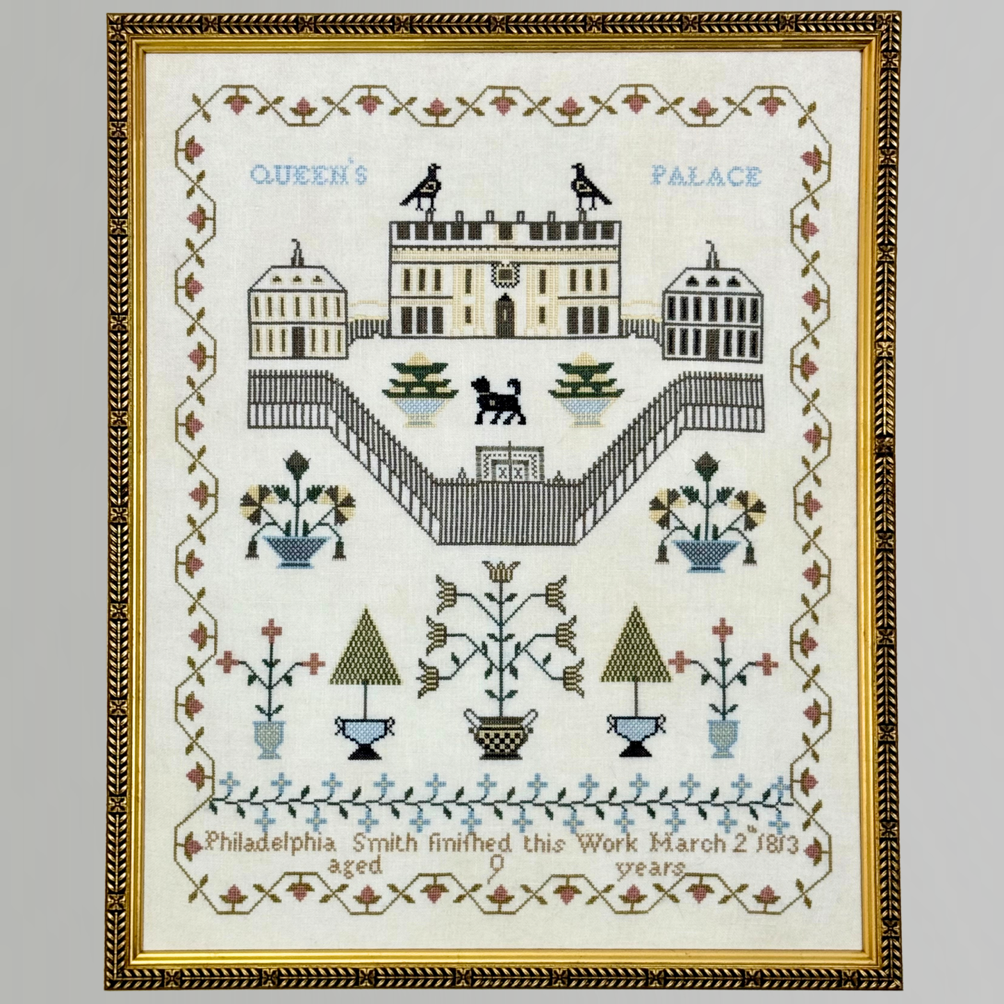 Maximum Cross Stitch - Philadelphia Smith 1813 - Booklet Chart and/or Roxy Floss Pack