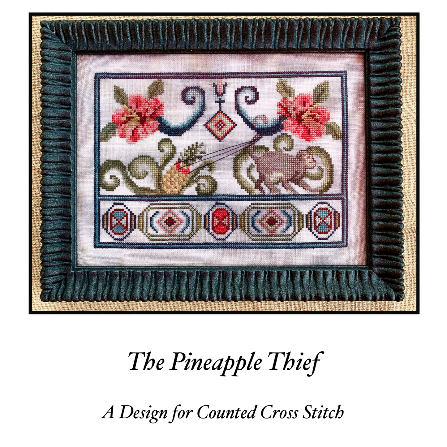 Maximum Cross Stitch - The Pineapple Thief - Booklet Chart and/or Roxy Floss Pack