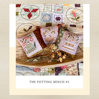 Blueberry Ridge Design - The Potting Bench #2 - Cross Stitch Chart and/or Roxy Floss Co Threads