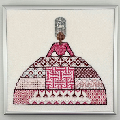 Maximum Cross Stitch - Queen Charlotte - Booklet Chart and/or Roxy Floss