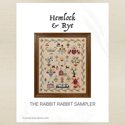 Hemlock & Rye - The Rabbit Rabbit Sampler - Chart and/or Roxy Floss