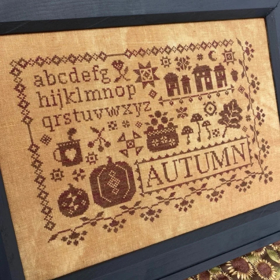 Blueberry Ridge Design - Sampler Seasons: Autumn - Booklet Chart