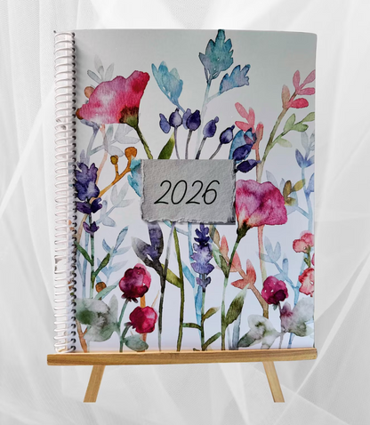 My Crazy Life Lori - 2026 Cross Stitch Planner - Spiral Bound Notebook Planner