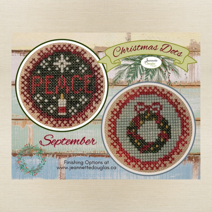 Jeannette Douglas Designs - Christmas Dots: September - Booklet Chart