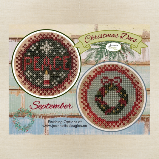 Jeannette Douglas Designs - Christmas Dots: September - Booklet Chart
