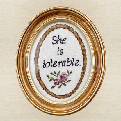 Maximum Cross Stitch - Quoteworthies Pride and Prejudice (Sampler September 2026)- Booklet Chart IH and/or Roxy Floss