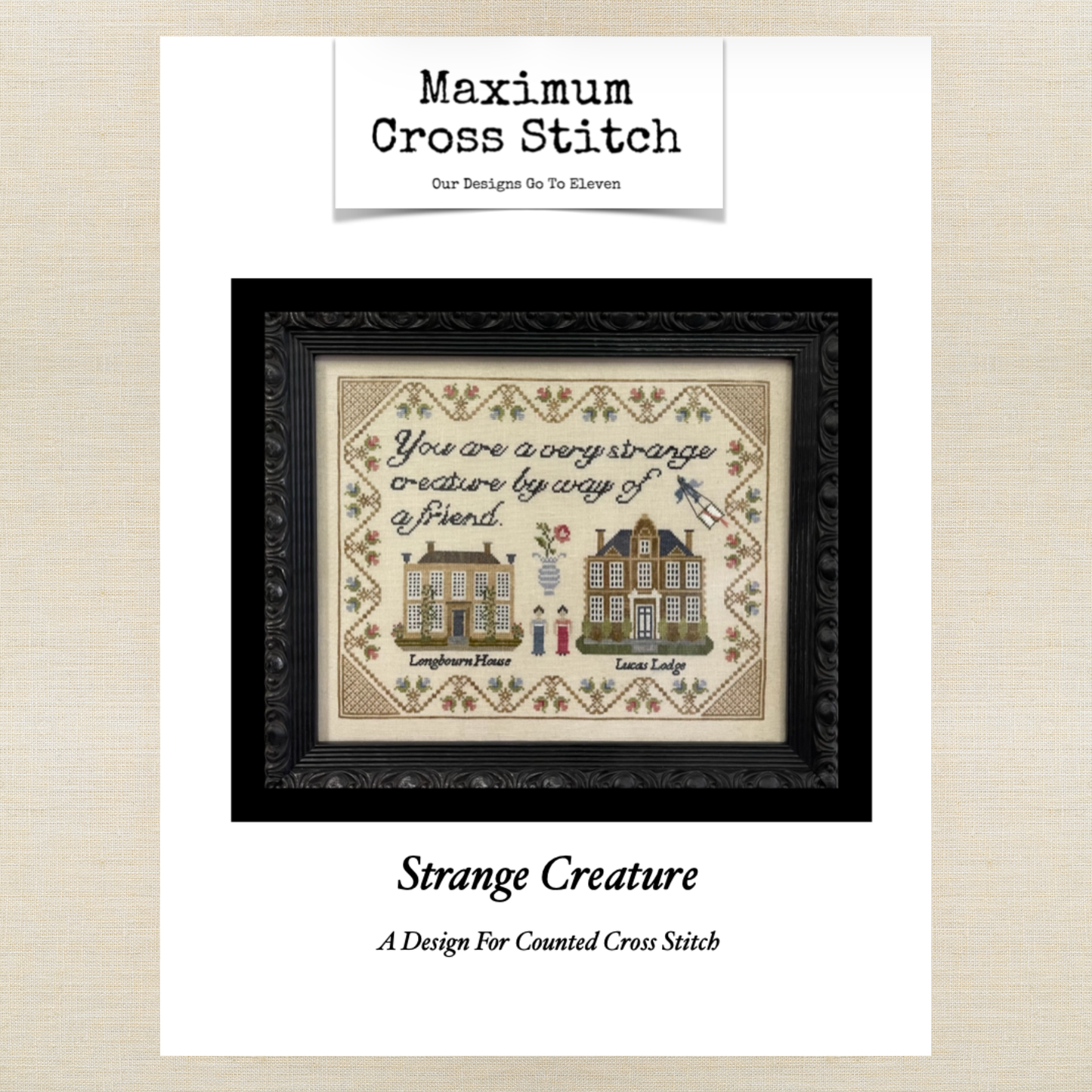 Maximum Cross Stitch - Strange Creature (Sampler September 2026)- Booklet Chart IH and/or Roxy Floss