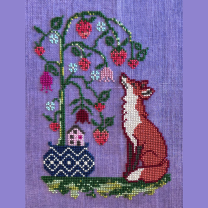 The Marigold Needle - Strawberry Sleuth - Booklet Chart IH and/or Roxy Floss Co Floss
