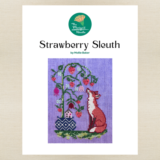 The Marigold Needle - Strawberry Sleuth - Booklet Chart IH and/or Roxy Floss Co Floss
