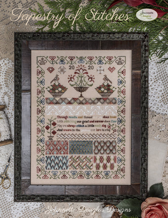 Jeannette Douglas Designs - Tapestry of Stitches - Booklet Chart and/or Roxy Floss Conversion