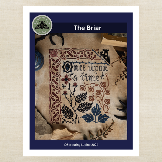 Sprouting Lupine - The Briar - Chart IH and/or Roxy Floss Conversion