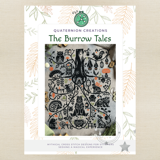Quaternion Creations - The Burrow Tales - Chart IH and/or Roxy Floss Conversion