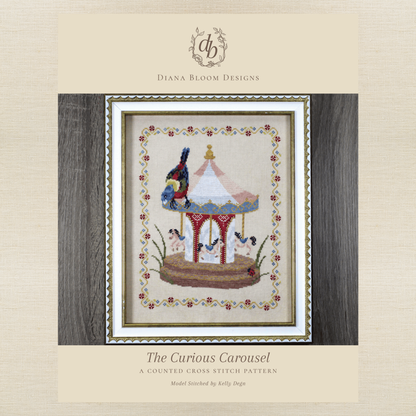 Diana Bloom Designs - The Curious Carousel - Chart IH and/or Roxy Floss