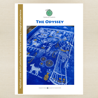 Quaternion Creations - The Odyssey - Chart IH and/or Roxy Floss Conversion