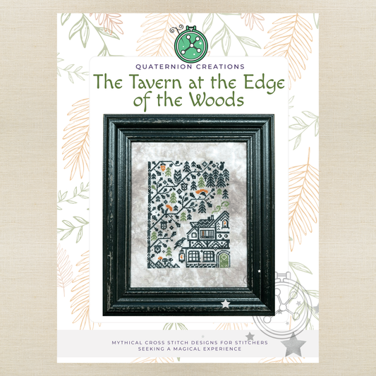 Quaternion Creations - The Tavern at the Edge of the Woods - Chart IH and/or Roxy Floss Conversion