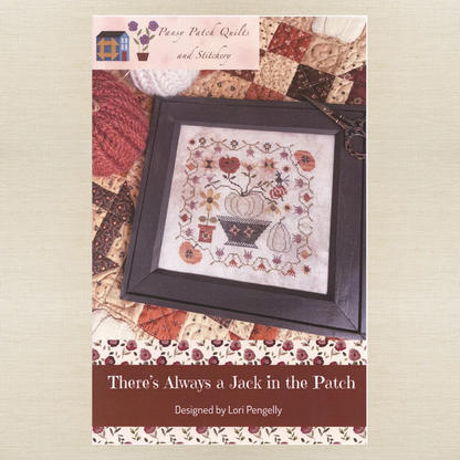 Pansy Patch Quilts and Stitchery - There's Always a Jack in the Patch - Cross Stitch Chart and/or Roxy Floss Co Threads