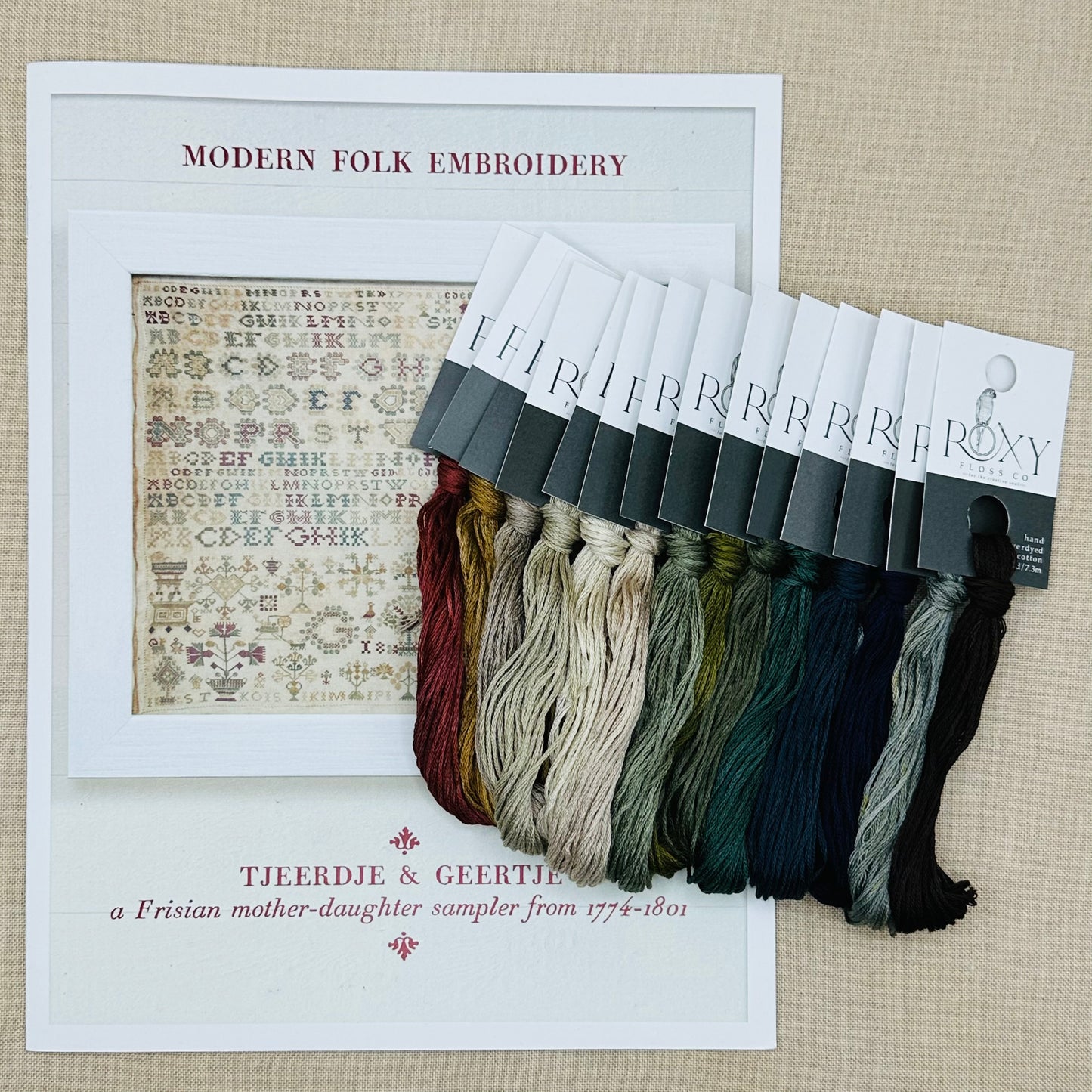 Modern Folk Embroidery - Tjeerdje & Geertje Basic kit