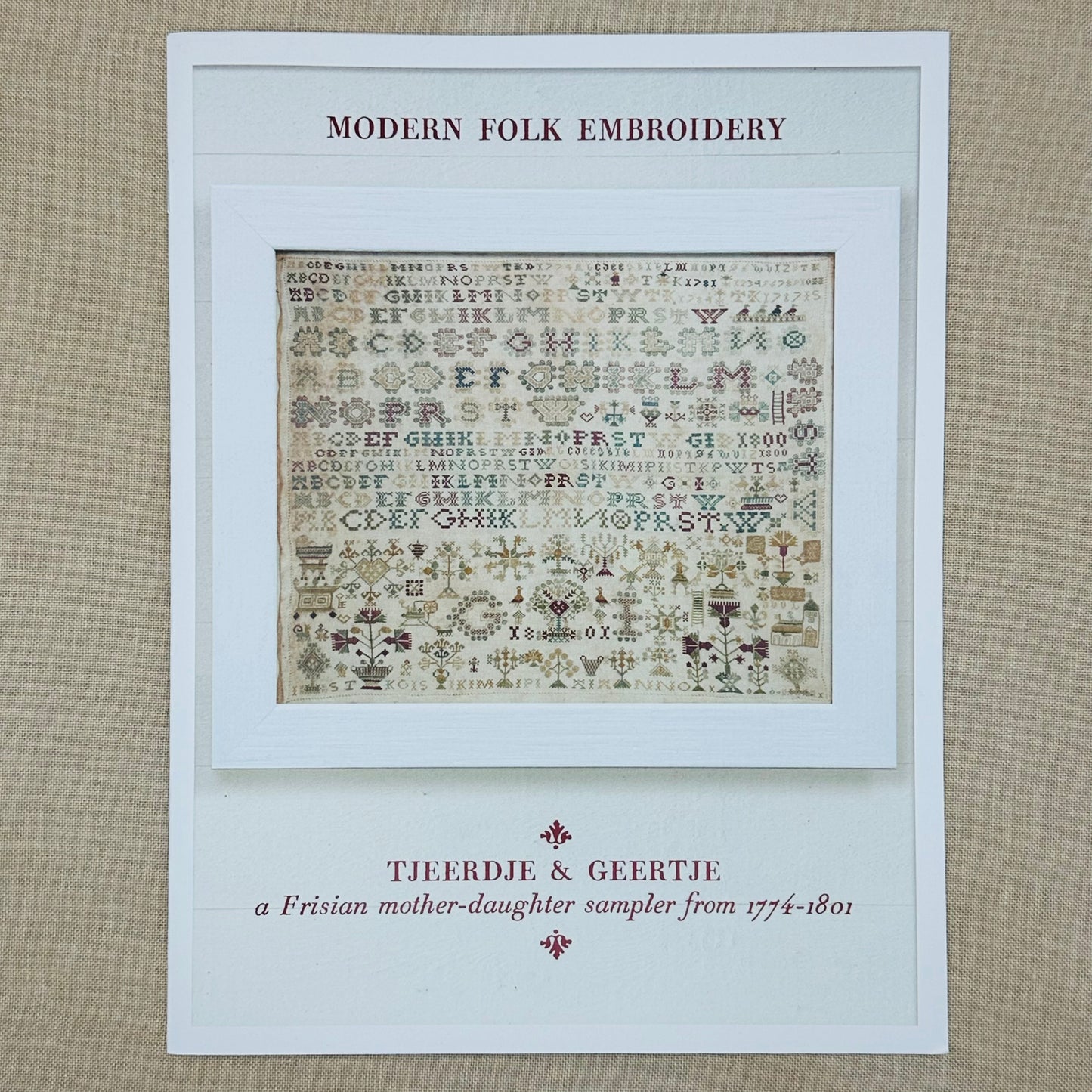 Modern Folk Embroidery - Tjeerdje & Geertje Basic kit