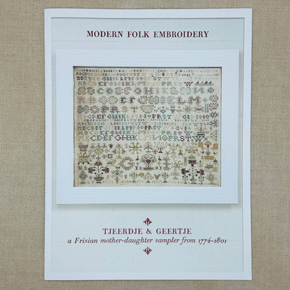 Modern Folk Embroidery - Tjeerdje & Geertje Basic kit