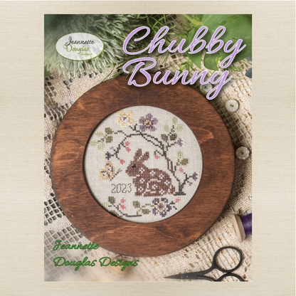 Jeannette Douglas Designs - Chubby Bunny - Booklet Chart and/or Roxy Floss Conversion