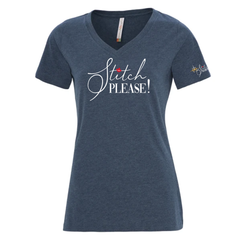 Stitch Please! - V-Neck T-Shirt - Ladies Fit