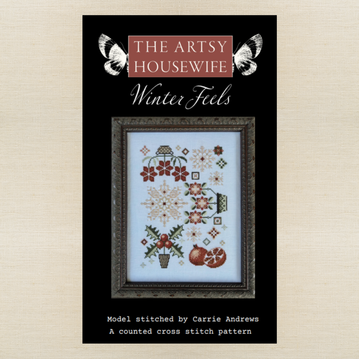 The Artsy Housewife - Winter Feels - Chart IH and/or Roxy Floss Conversion