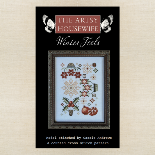 The Artsy Housewife - Winter Feels - Chart IH and/or Roxy Floss Conversion
