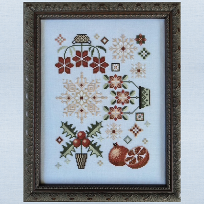 The Artsy Housewife - Winter Feels - Chart IH and/or Roxy Floss Conversion