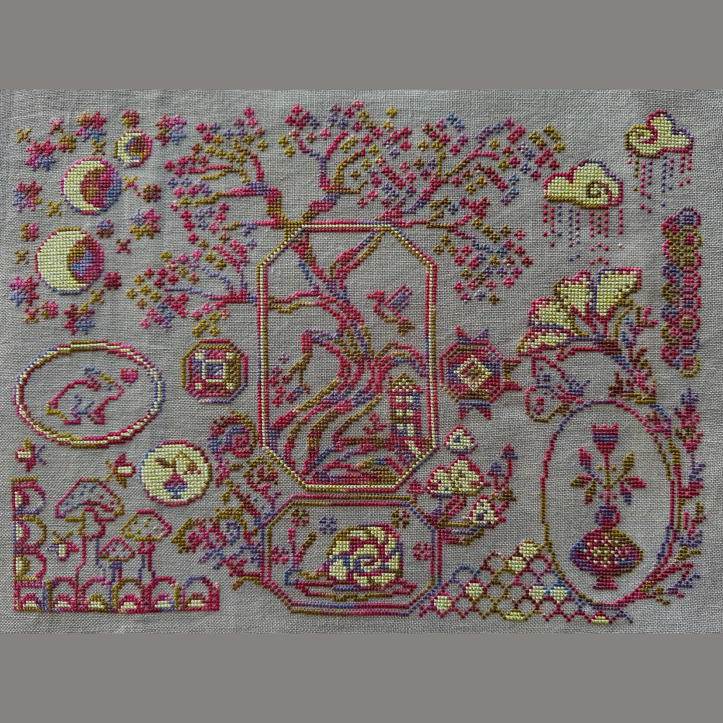 The Marigold Needle - Woodland Whimsy Sampler - Booklet Chart IH
