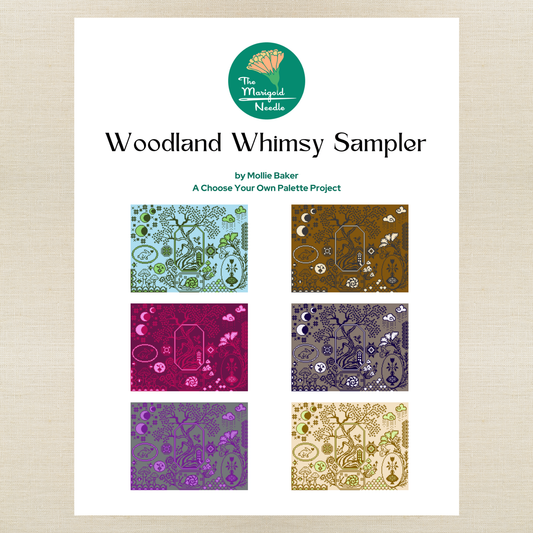The Marigold Needle - Woodland Whimsy Sampler - Booklet Chart IH