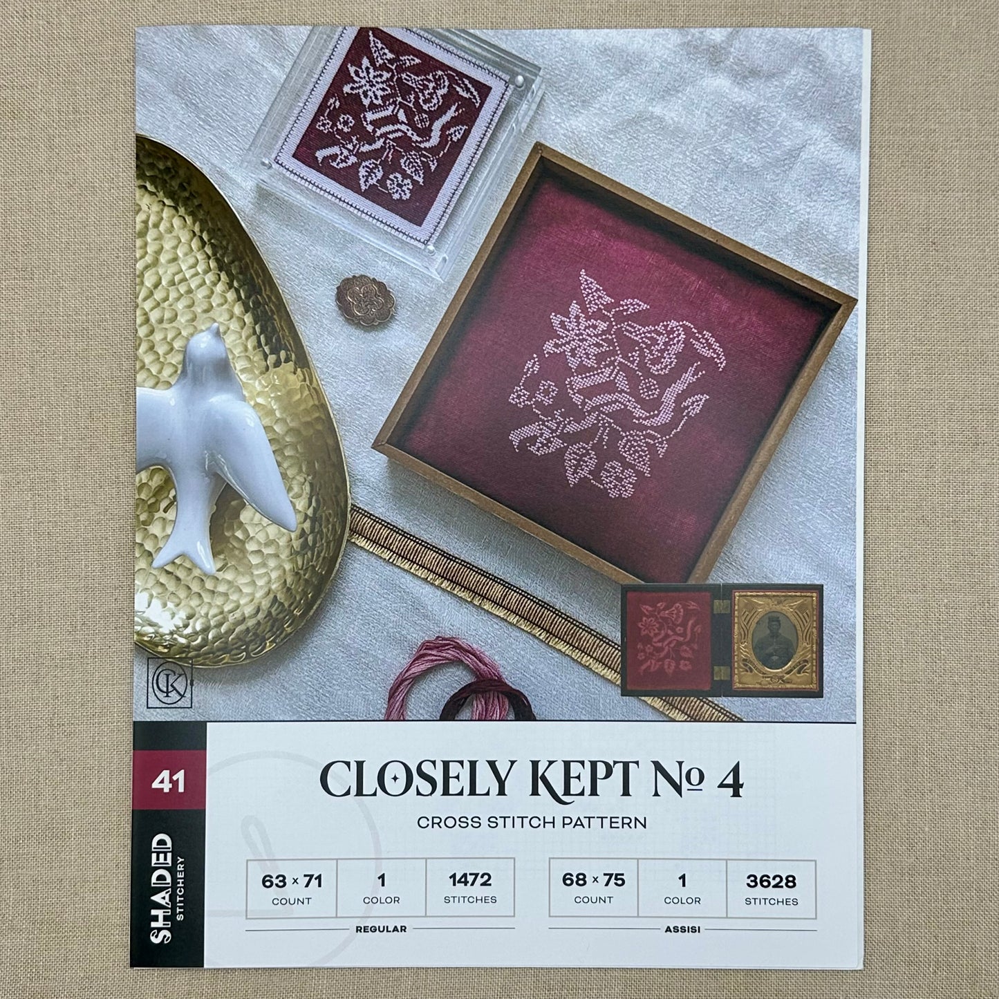 Shaded Stitchery - Closely Kept No. 4 - Booklet Chart